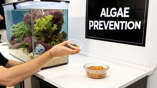 Mastering control algae in saltwater aquarium