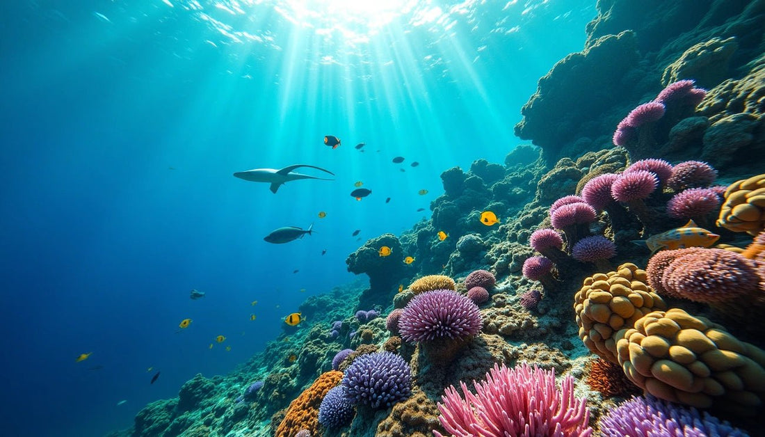 Discover the hidden patterns in the coral reef energy pyramid, tracing the flow of energy from microscopic algae to apex predators.