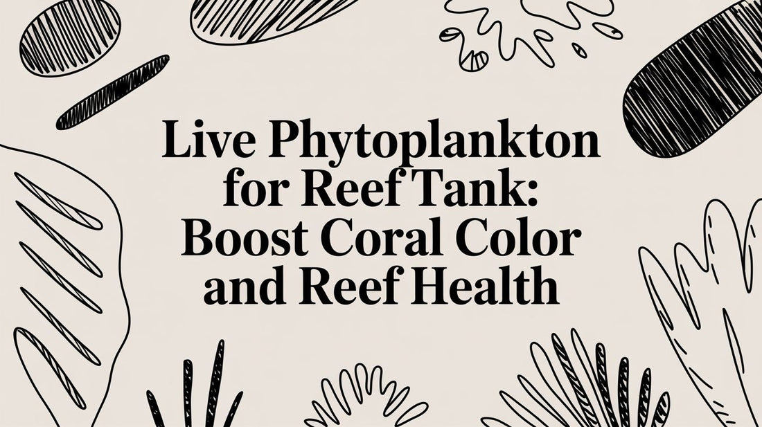 Live Phytoplankton for Reef Tank: Boost Coral Color and Reef Health