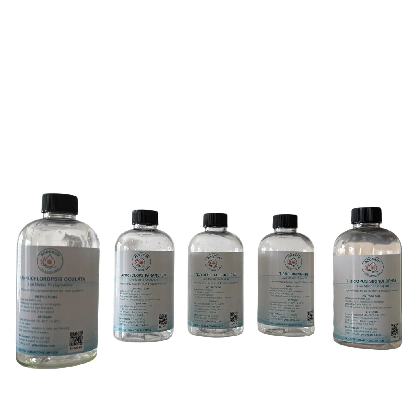 Emerald Overdrive Bundle 8oz - premium phytoplankton and copepod power pack for reef aquariums